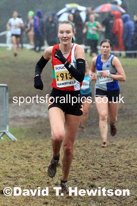 Senior Womens 2023 National Cross Country Relays, Berry Hill Park, Mansfield.  Photo: David T. Hewitson/Sports for All Pics